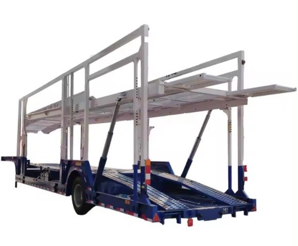 2-Axle Aluminium Double-Deck Car Carrier for 10 Vehicles