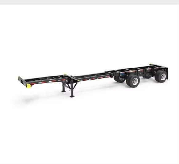 3-Axle 60 Ton Skeleton Container Semi-Trailer