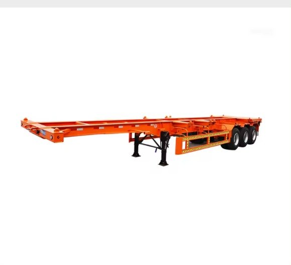 3-Axle 40 ft Flatbed Semi-Trailer for Heavy Equipment