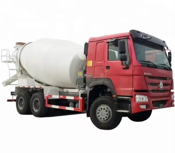 HOWO A7 8×4 Concrete Mixer Truck with Boom Pump, 10 m³