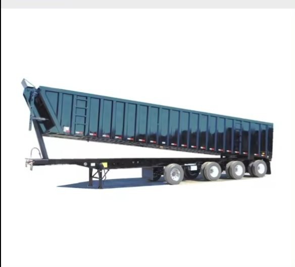 Heavy-Duty 3-Axle Intermodal Tipping Bucket Dump Trailer