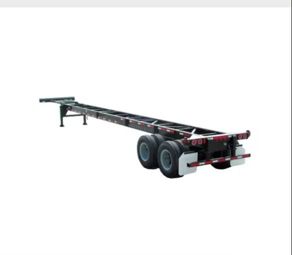 Self-Loading Gooseneck Skeleton Semi-Trailer, 53 ft